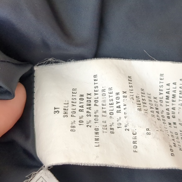 3T Rothschild Coat Ruffle Snap Front Solid Color Girl's Coat Black - Picture 13 of 14